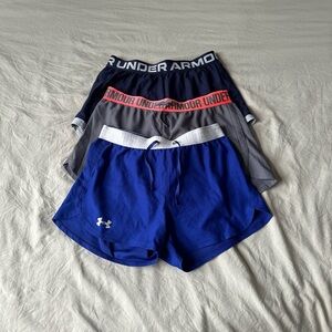 Set of 3 under armour athletic shorts